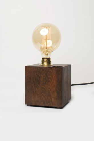 Pipe Brothers wood lamps