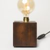 Pipe Brothers wood lamps