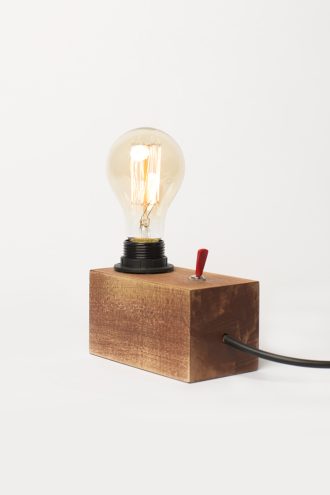 Pipe Brothers wood lamps